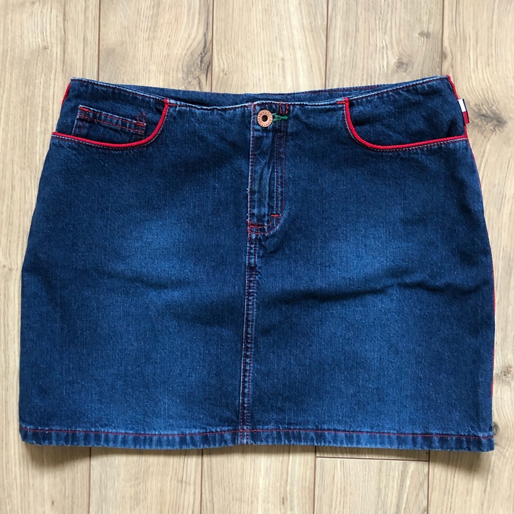Women’s Vintage Tommy Hilfiger Denim jean mini skirt size 5